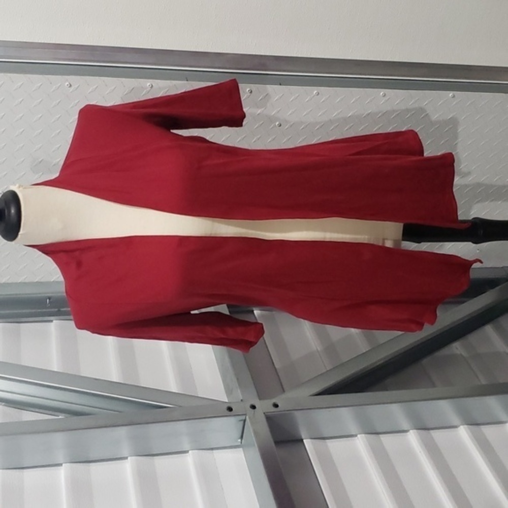 Express Women's Open Front Red Cardigan Size‎ S